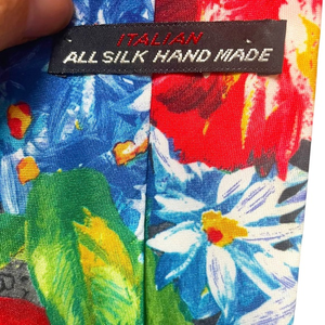 3/$25 Italian Silk Hamdmade Men’s Tie, multi colored, floral‎